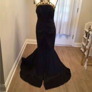 Black formal gown